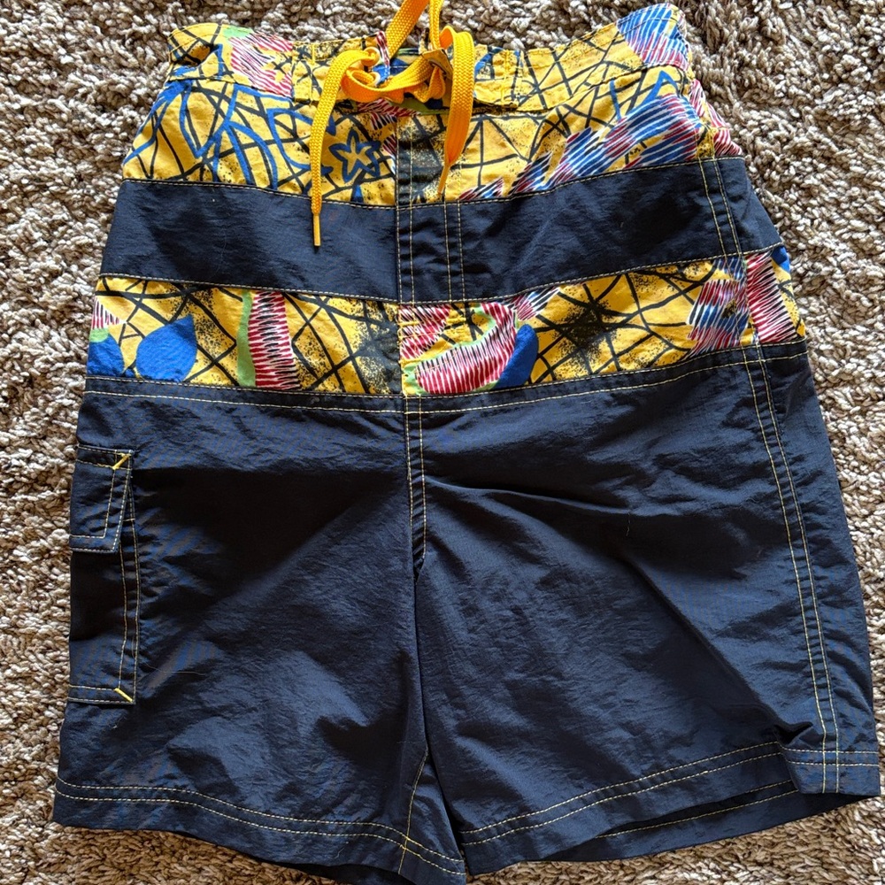 Class Club Multicolor Patterned Swim Trunks